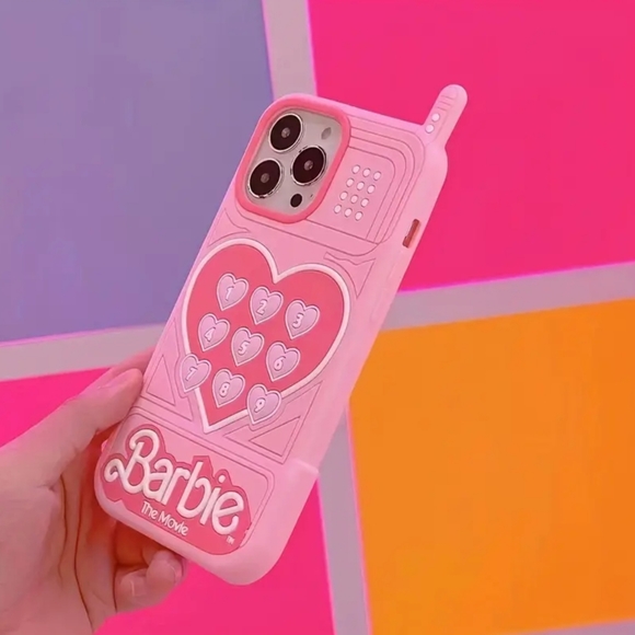 Barbie iPhone 14 Pro Max Bright Pink Durable Protective Case. NWT - Picture 11 of 14